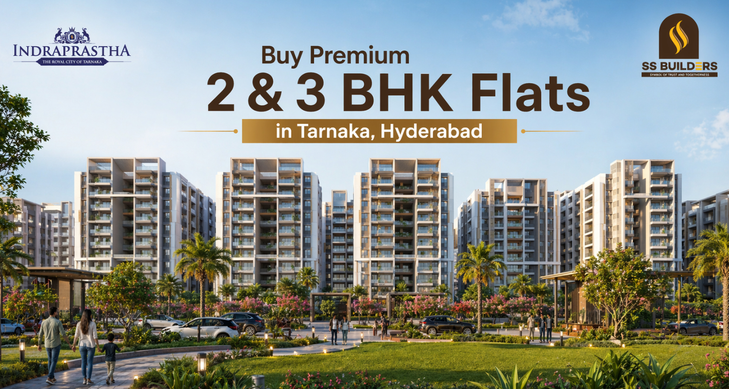 Buy Premium 2 & 3 BHK Flats in Tarnaka, Hyderabad | SS Builders