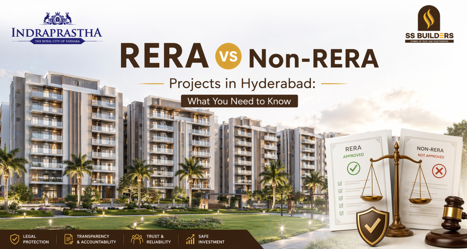 Comparison of RERA vs non-RERA residential projects in Hyderabad