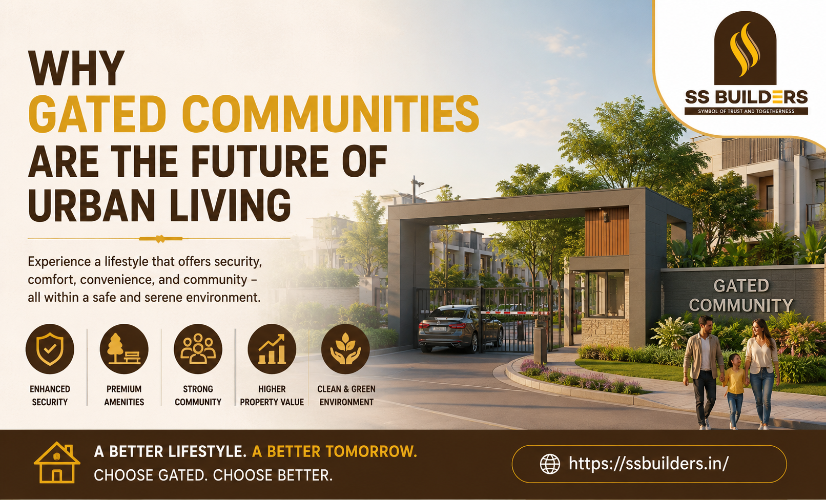 Why Gated Communities Are the Future of Urban Living | SS Builders