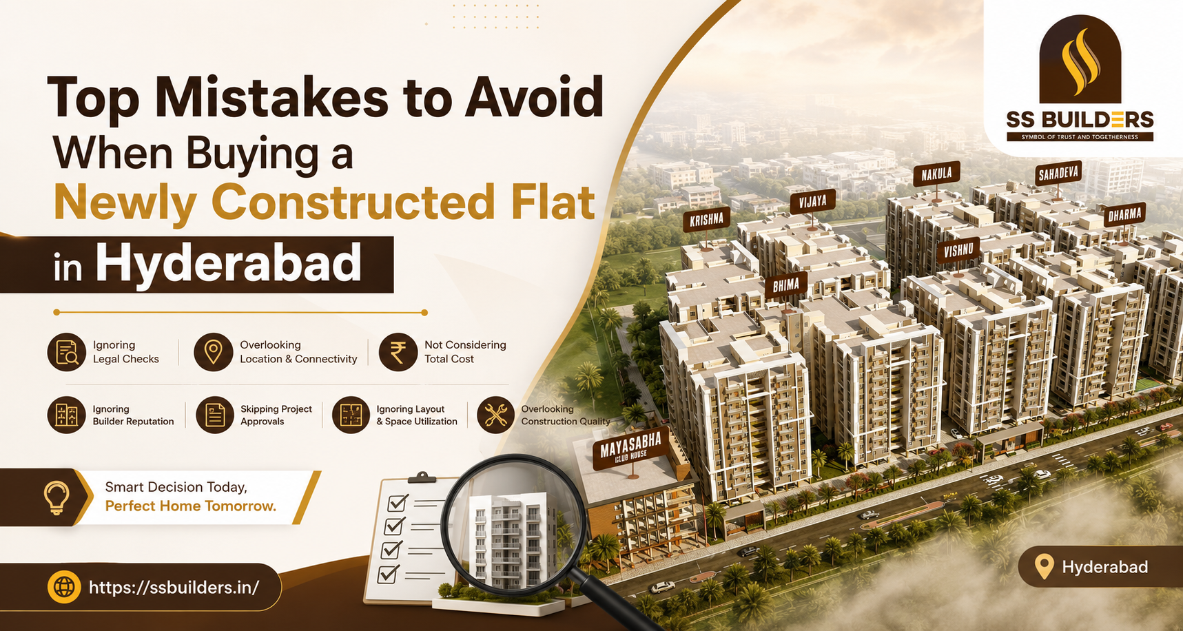 Top Mistakes to Avoid When Buying a Newly Constructed Flat in Hyderabad