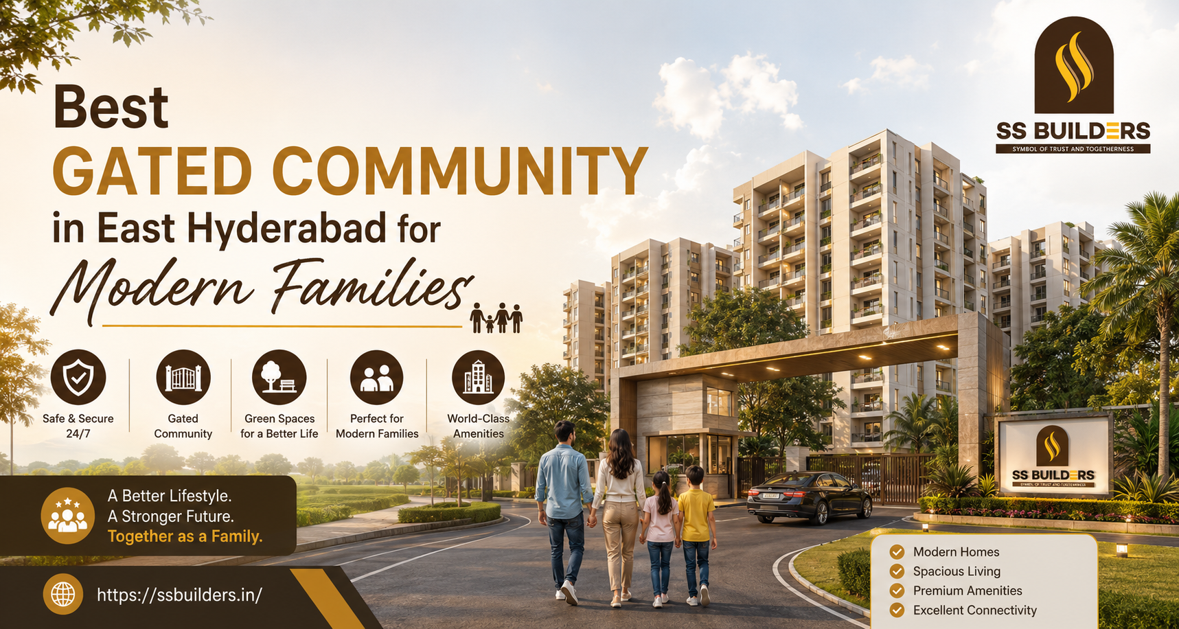Gated Community in East Hyderabad for Modern Families